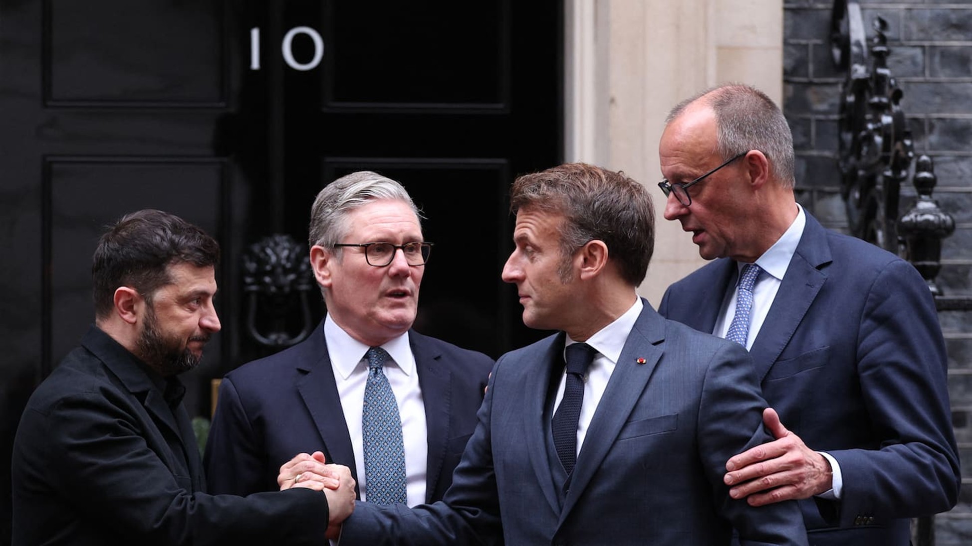 Zelensky in London, meets leaders of UK, Germany and France