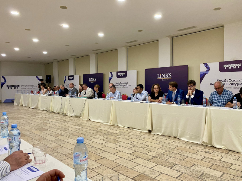 First day of the South Caucasus Regional Dialogue Forum, Kachreti, Georgia