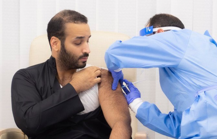 Saudi Crown Prince receives coronavirus vaccine