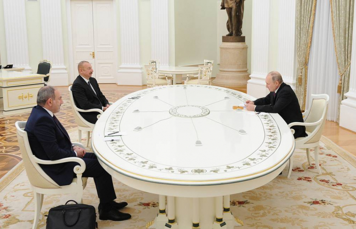 Putin hosts Armenian and Azerbaijani leaders for talks on Karabakh settlement (Updated)