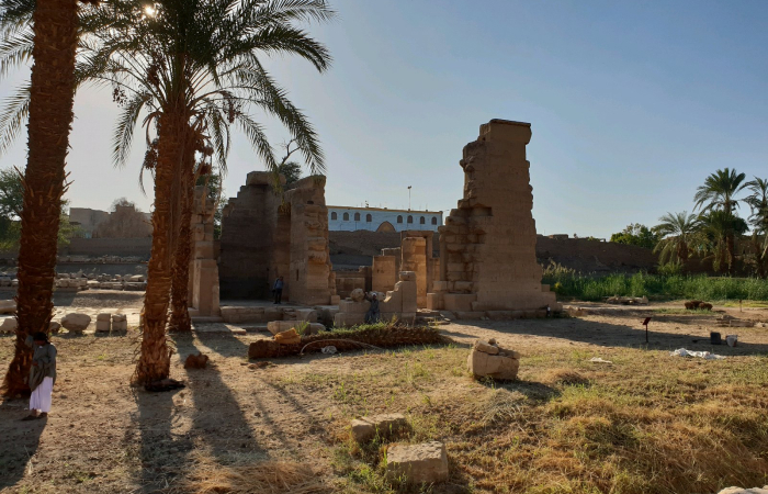 Chinese, Egyptian archaeologists help restore Montu Temple in Luxor