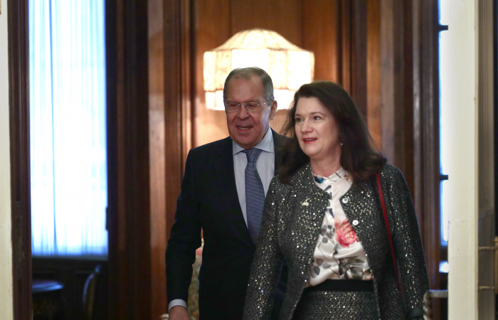 Ann Linde holds talks with Lavrov on European Security