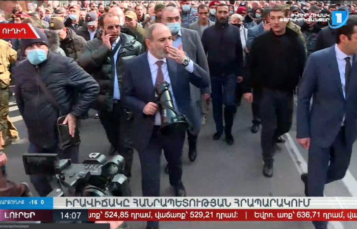 Stand-off between Army and government in Armenia