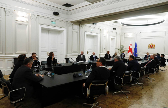 Charles Michel: “The political dialogue in Georgia is re-launched tonight”