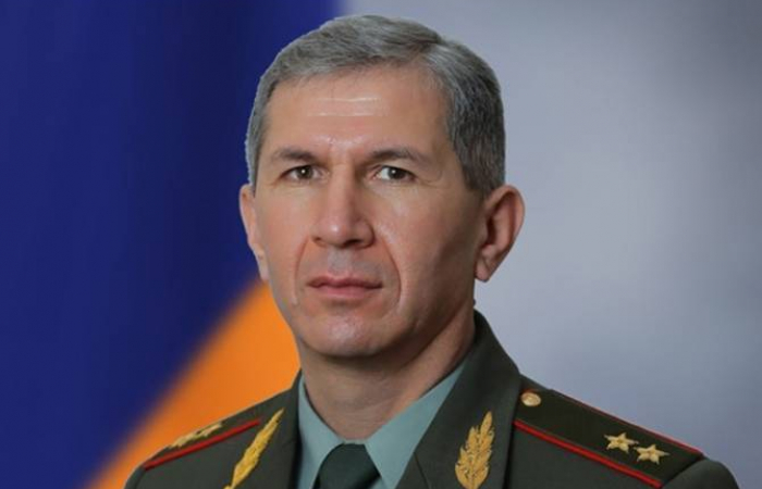 Armenian Armed Forces Chief of Staff formally dismissed
