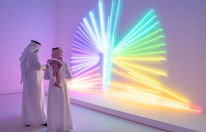 Open-air gallery highlights Saudi Arabia's past and future