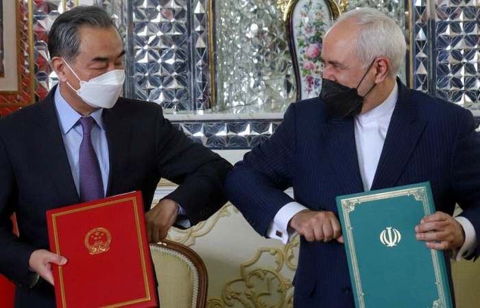 Russian newspaper says the new Iran-China agreement also covers sensitive fields such as defense and intelligence