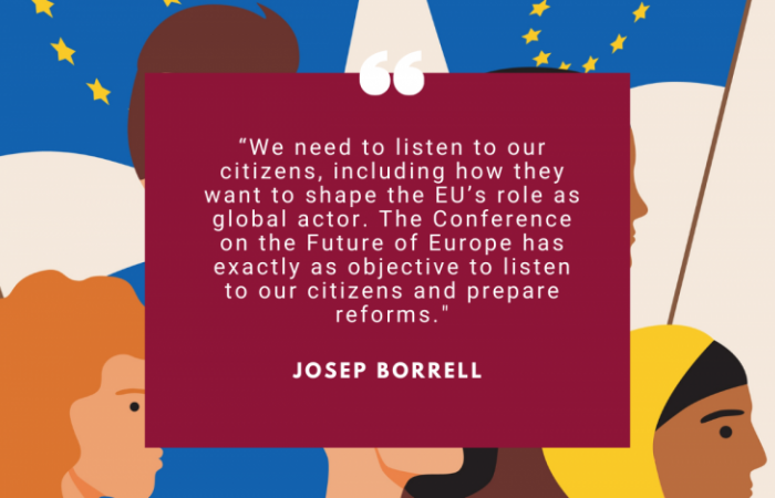 Opinion: Josep Borrell on the Conference on the future of Europe and what citizens want for Europe’s global role