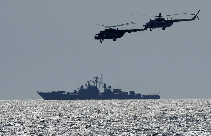 Russia and China hold joint naval drills in the Sea of Japan