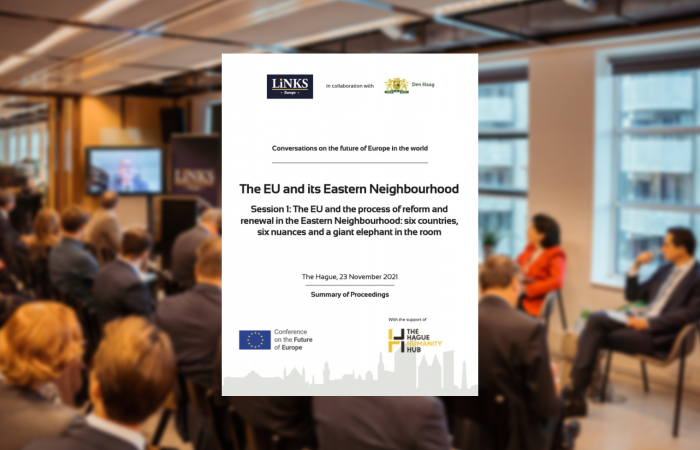 'The EU and the process of reform and renewal in the Eastern Neighbourhood: six countries, six nuances and a giant elephant in the room'