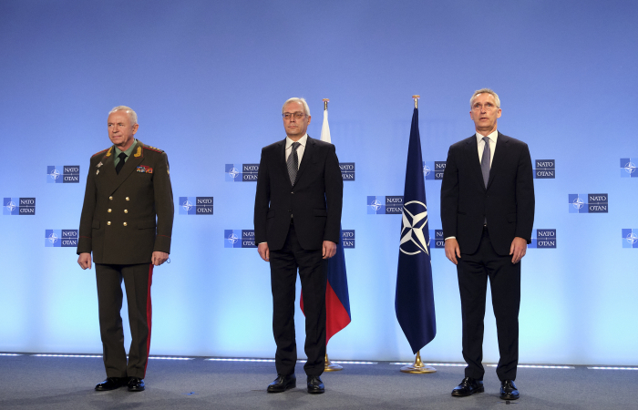 NATO-Russia Council meets for a "not an easy discussion"