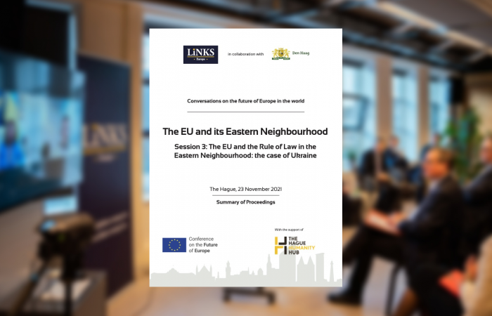 'The EU and the Rule of Law in the Eastern Neighbourhood: the case of Ukraine'