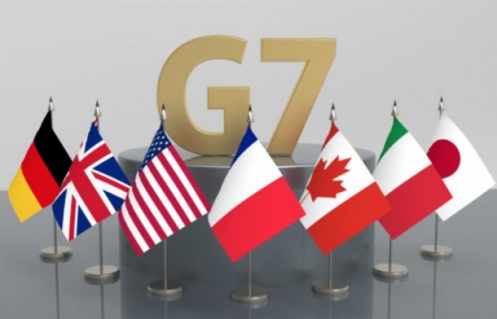 G7 countries reject outright attempts to redraw borders by force in violation of sovereignty and territorial integrity.