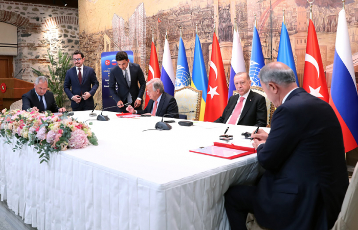 Under the auspices of Turkey and the UN, Ukraine and Russia sign agreement on grain exports