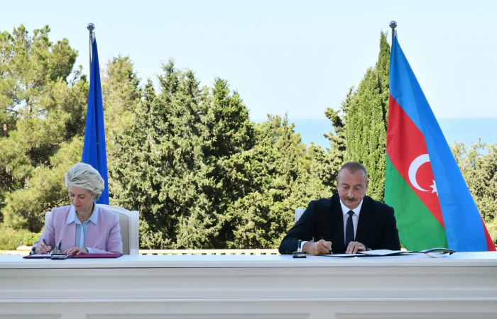 EU and Azerbaijan seal strategic partnership agreement on energy security