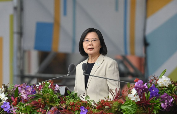 Taiwanese President reiterates island's sovereignty on national day