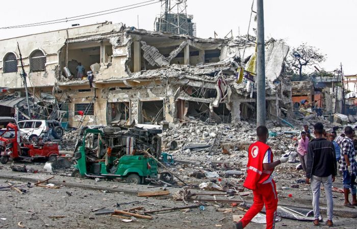 Terrorist attacks ravage the Somali capital killing at least 100 civilians