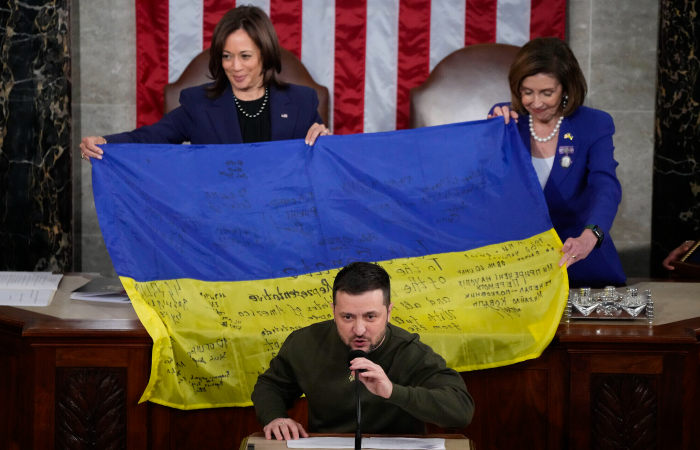 President Zelensky addresses US Congress