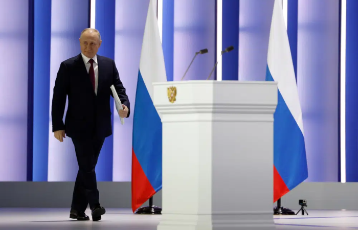 Putin announces withdrawal from New Start treaty in State of the Nation speech