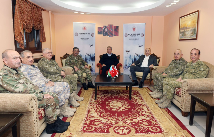 Georgian, Turkish and Azerbaijani defence ministers meet at close of military drills