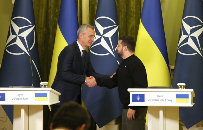 NATO Secretary-General in Kyiv as Netherlands and Denmark pledge 14 tanks to Ukraine