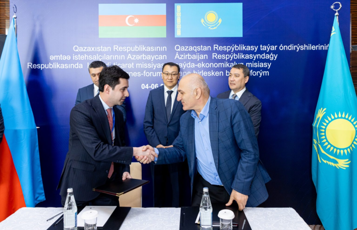 Kazakhstan and Azerbaijan sign business contracts worth $55m