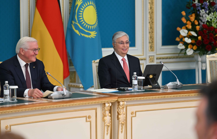 German President Steinmeier visits Kazakhstan, holds talks with Kazakh President Tokayev