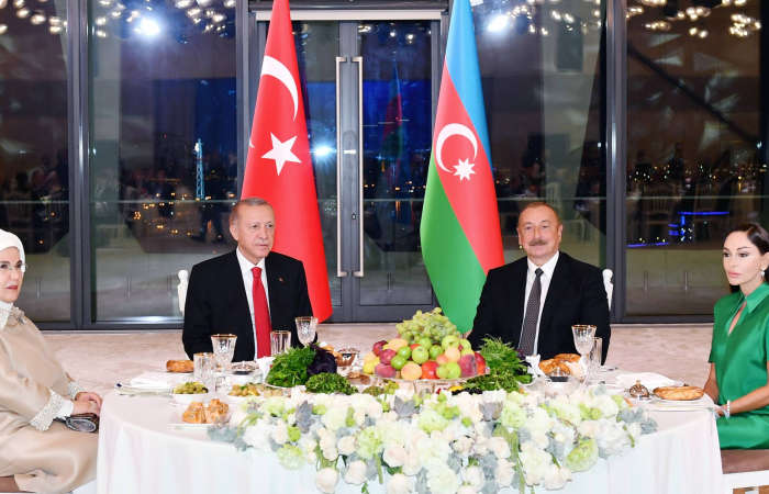 Erdogan visits Azerbaijan on first official overseas trip since election win