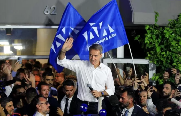 Greek conservatives win second election in a month, far-right Spartans enter parliament