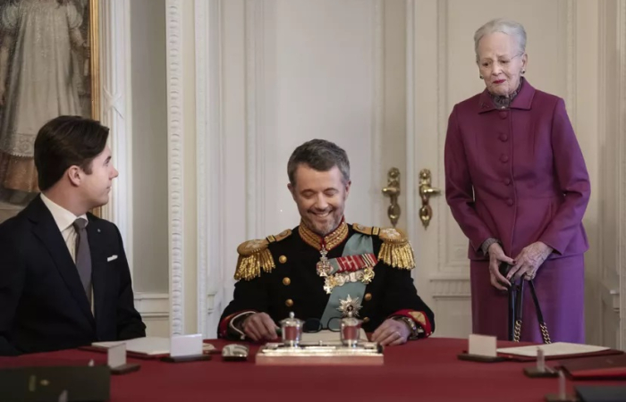 Fredrick X becomes King of Denmark following mother's abdication