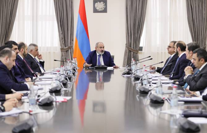 Pashinyan reviews the work of Armenia's foreign ministry at a meeting with the country's top diplomats