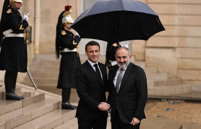 Pashinyan feted at the Elysee as Macron offers unconditional support