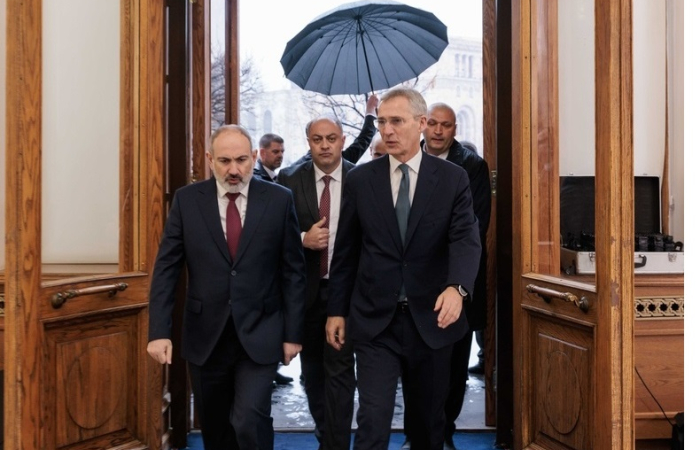 In Yerevan, Stoltenberg says that stability in the South Caucasus matters for NATO
