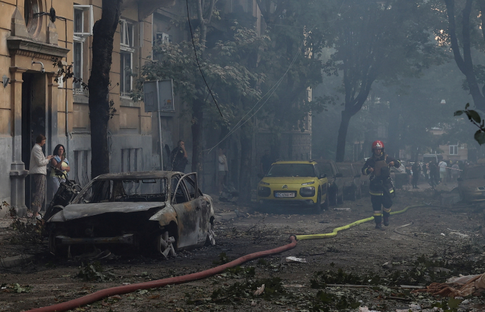 Russian air strikes kill seven people in Lviv, Ukraine