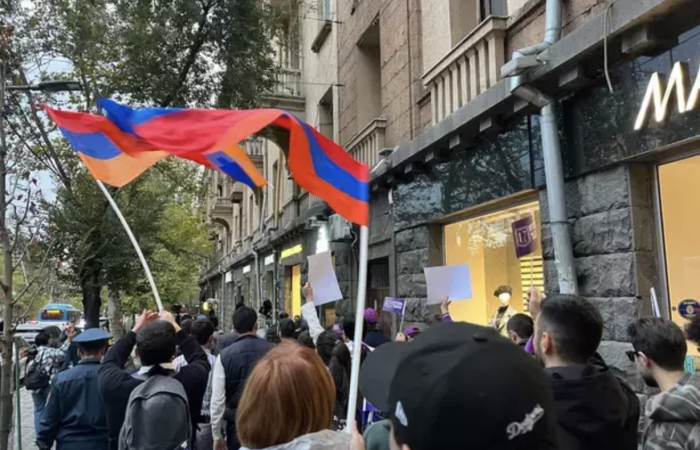 Tavush Movement resumes protests against border delimitation in Yerevan 
