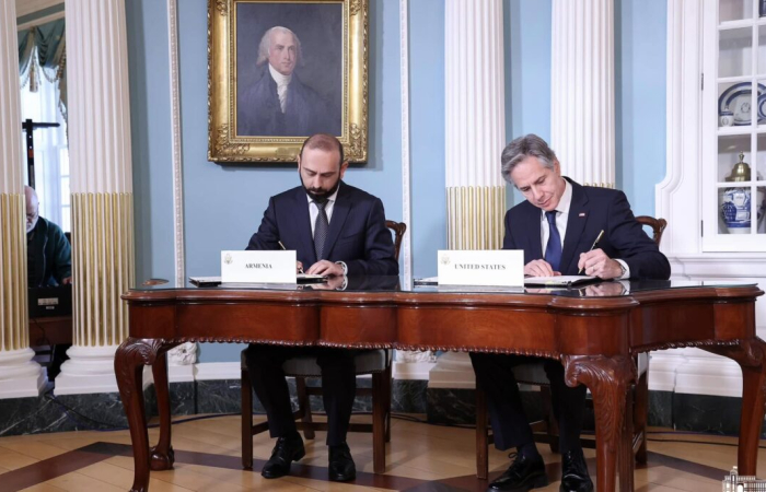 New Strategic Partnership signed between the U.S. and Armenia