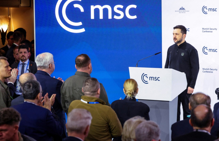 Ukrainian President Volodymyr Zelensky calls for European army
