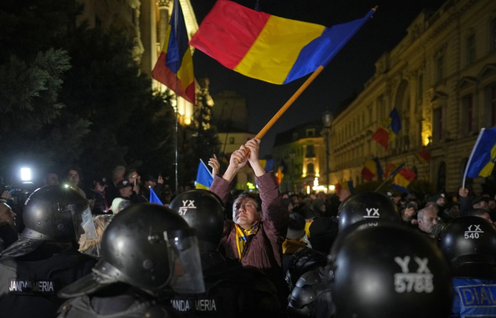 Chaos in Romania after Calin Georgescu is barred from presidential election rerun