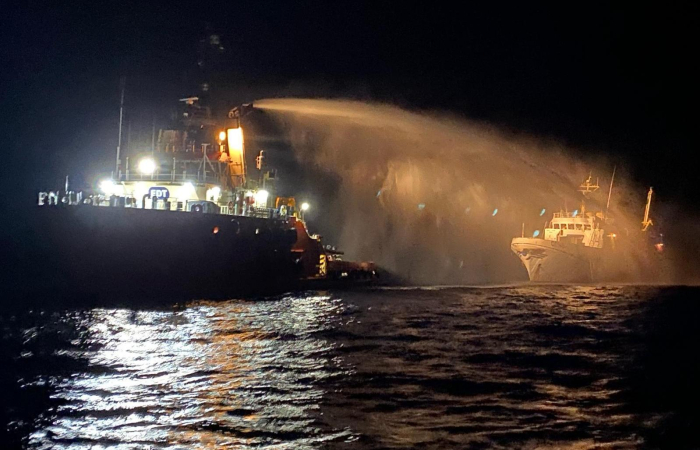Drones attacked a vessel carrying aid to Gaza in international waters