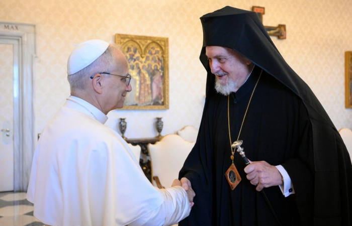 Pope Leo XIV states he is open to collaboration with Orthodox Church