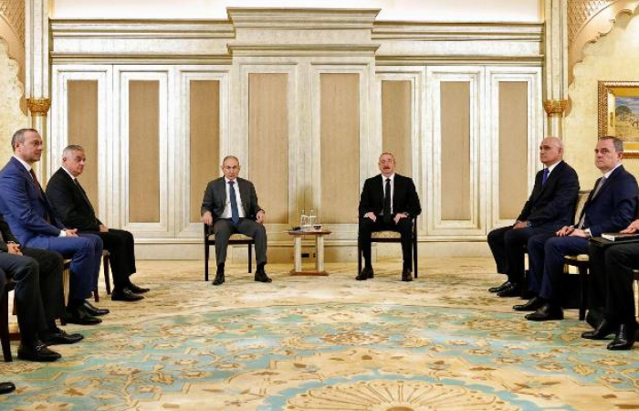 Leaders of Armenia and Azerbaijan meet in Abu Dhabi to finalise peace agreement