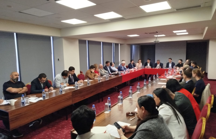 Thirty Armenian members of the five Armenian-Azerbaijani Thematic Groups meet in Yerevan