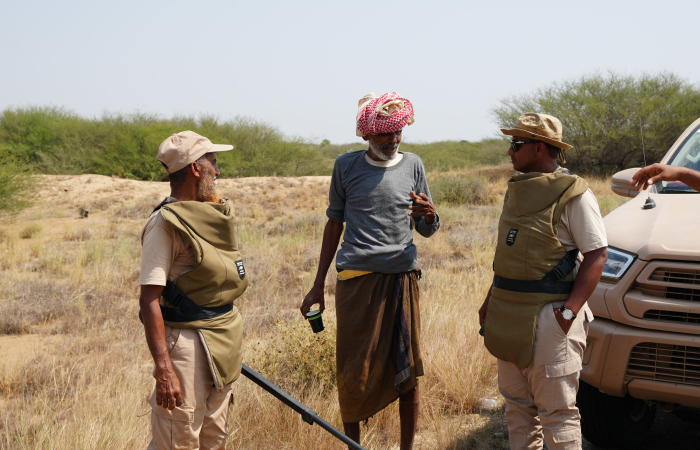 Masam landmine clearance project discovers an anti-tank minefield in northern Hajjah province, Yemen