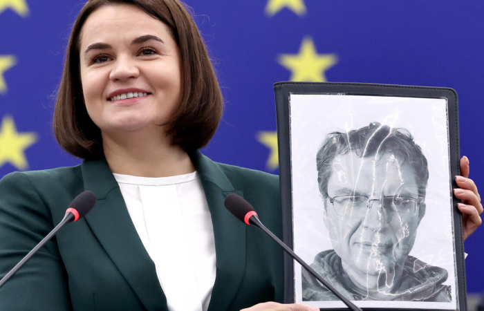 Jailed journalists from Georgia and Belarus win the Sakharov human rights prize