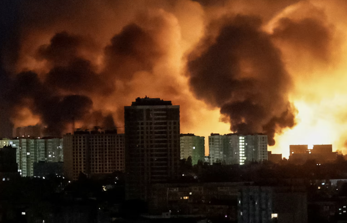 Massive bombardments in Kyiv