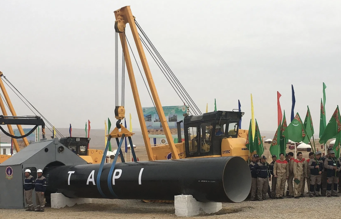 What happened to the Turkmenistan-Afghanistan-Pakistan-India (TAPI) natural gas pipeline?