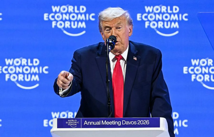 BBC on Donald Trump in Davos: "the would-be sheriff of the world, brandishing his new rules".