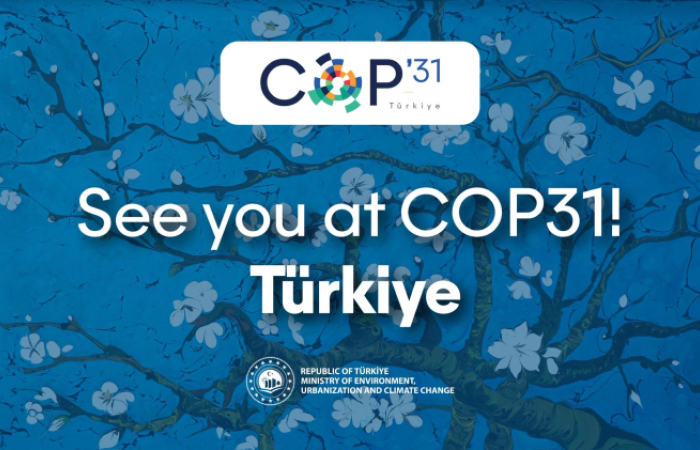 COP 31 will be held in Antalya, Turkey from 9 - 20 November 2026