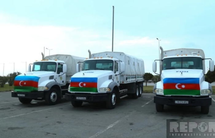 Azerbaijan sends 30 tons of humanitarian aid to Iran