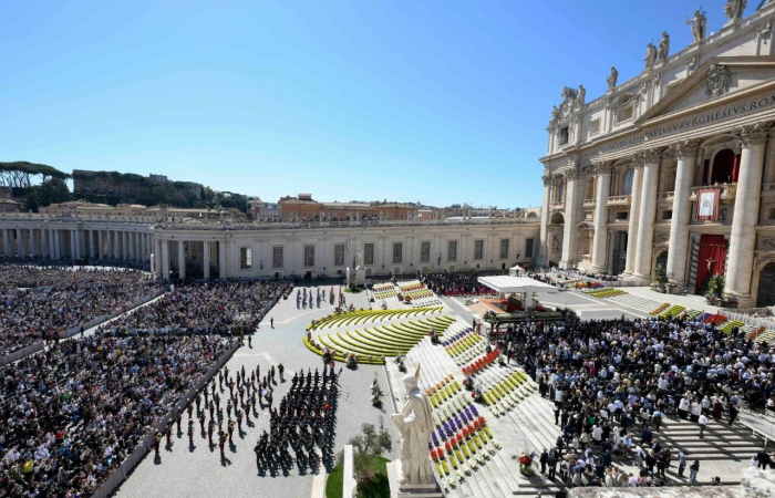 Pope Leo XIV, has called on world leaders to lay down their weapons and choose “encounter” over domination